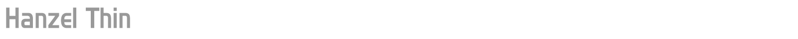 Hanzel Thin font preview